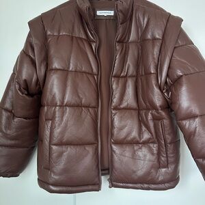 WeWoreWhat Brown Bomber Jacket